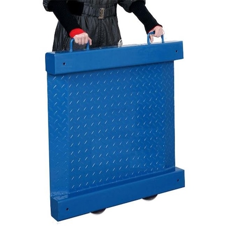 Optima Scales Optima Scales OP-917-PT-REC-2000 Low Profile Portable Drum Scale - 2000 x 0.5 lb. OP-917-PT-REC-2000